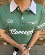 Erkek Su Yeşili Polo Yaka T-Shirt - Monelizmen