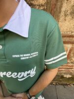 Erkek Su Yeşili Polo Yaka T-Shirt - Monelizmen - Görsel 2